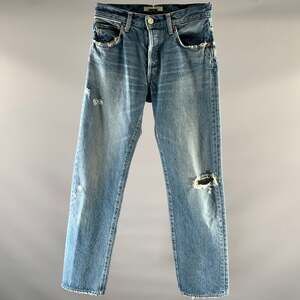 MOUSSY VINTAGE Size 25 Blue Cotton Distressed Jeans